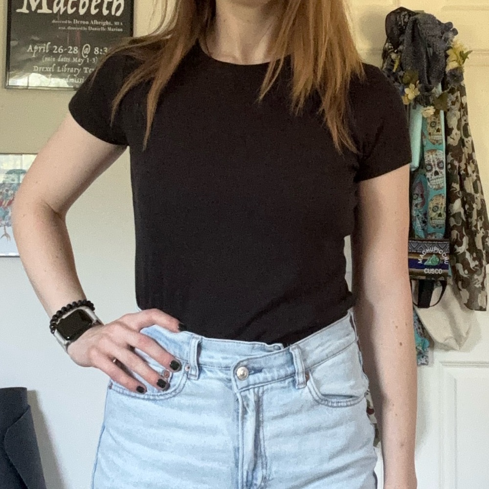 Black Crew Neck T-Shirt